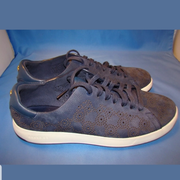 Women's Cole Haan Sneakers Shoes 8.5B Navy Blue - Picture 2 of 8